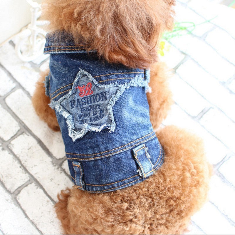 Giacca in Denim - Stile e Comfort per il Tuo Pet