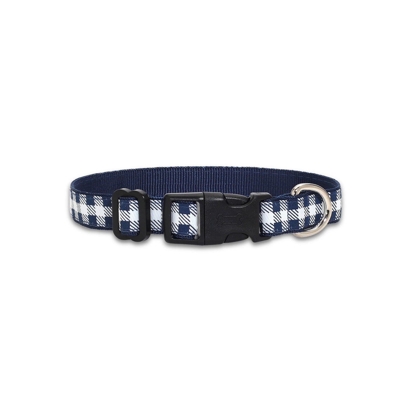 Collare per Cani - Fantasia a Quadri Picnic (Navy)