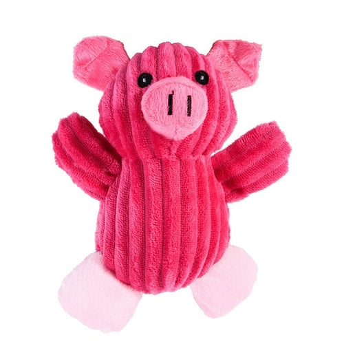 Giocattolo Morbido a Forma di Animale - Resistente e con Suono Squeaky